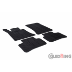 Original Gledring Passform Fußmatten Gummimatten 4 Tlg.+Fixing - Mercedes-Benz GLK 2008->